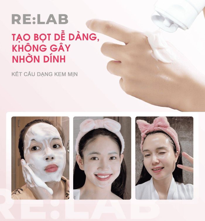 Sửa rửa mặt Relab Cica Bubble Cleansing Foam