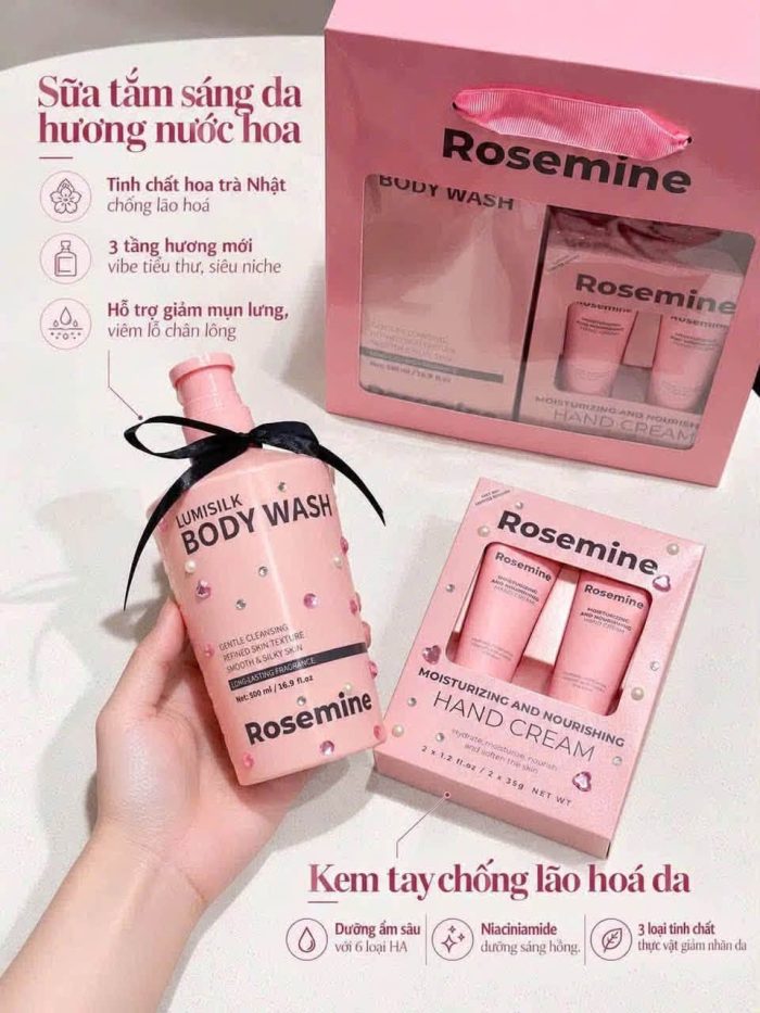 Sữa tắm Rosemine Lumisilk Body Wash