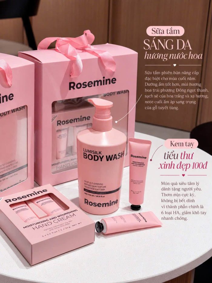 Sữa tắm Rosemine Lumisilk Body Wash