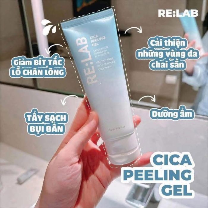 Tẩy Da chết Relab Cica Peeling Gel