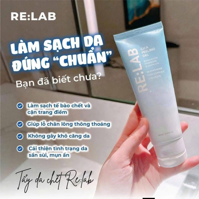 Tẩy Da chết Relab Cica Peeling Gel