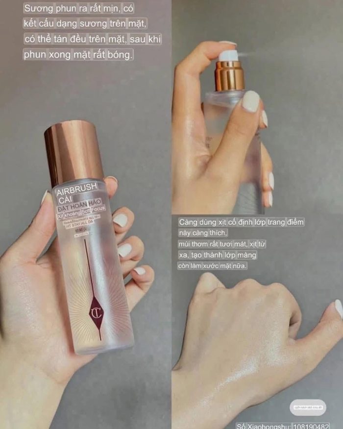 Xịt Khóa Nền Charlotte Tilbury Airbrush Flawless Setting Spray