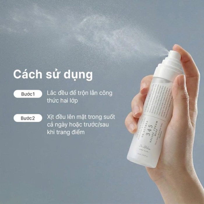 Xịt khoáng Dr.Althea Pro Lab 345 Relief Cream Mist