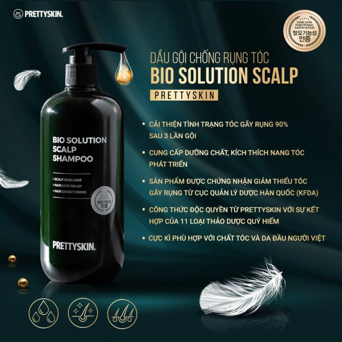 Dầu gội Prettyskin Bio Solution Scalp Shampoo