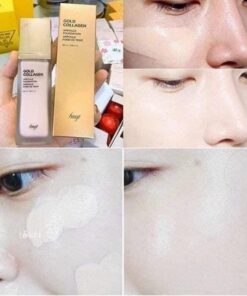 kem nen the face shop gold collagen ampoule foundation3