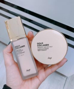 kem nen the face shop gold collagen ampoule foundation7