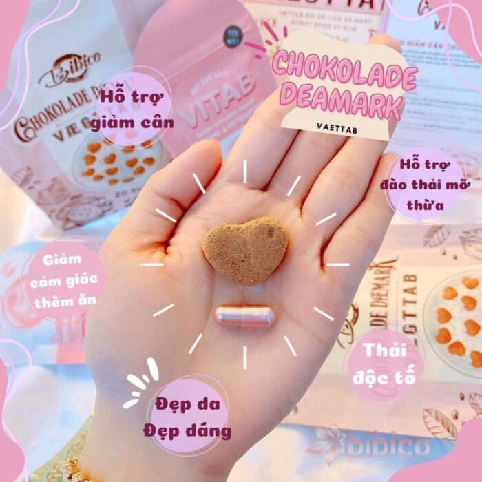 Kẹo socola Giảm Cân Chokolade Vægttab