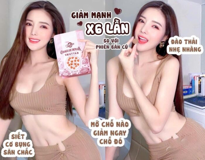 Kẹo socola Giảm Cân Chokolade Vægttab