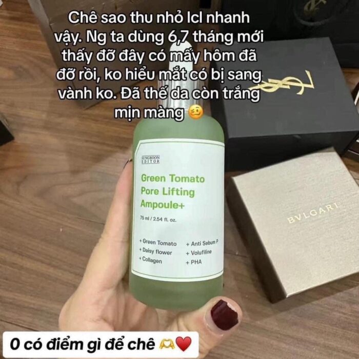 Serum Sungboon Editor Green Tomato Pore Lifting Ampoule