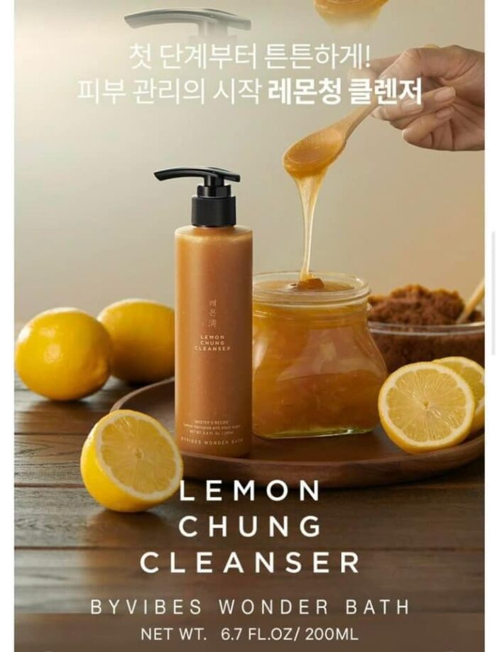 Sữa rửa mặt byvibes wonder bath Lemon Chung Cleanser