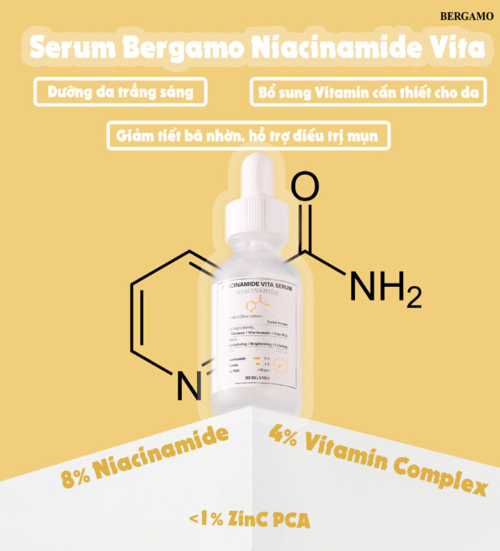 Serum Bergamo Niacinamide 10% + Zinc PCA