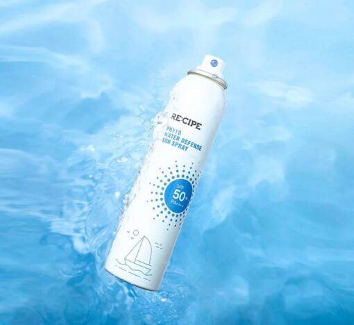 Xịt Chống Nắng RECIPE Phyto Water Defense Sun Spray SPF50+ PA++++ Dưỡng Ẩm Bảo Vệ Da